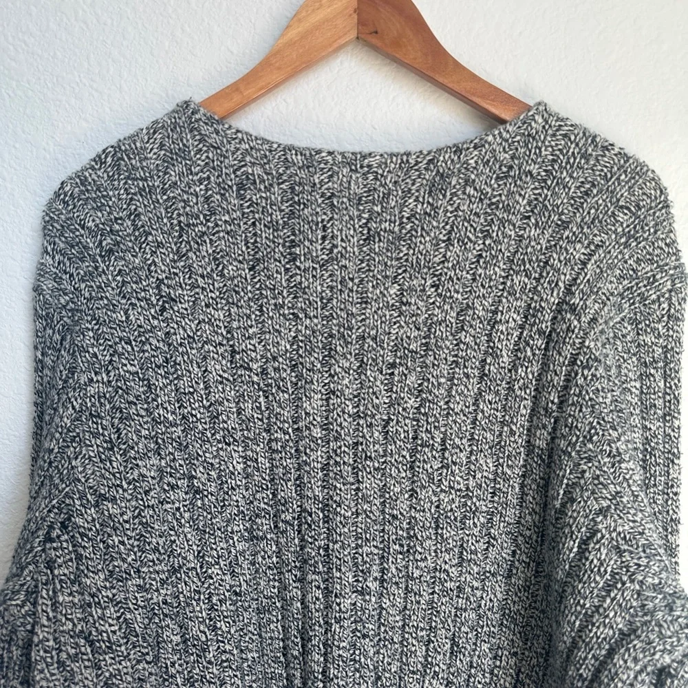 Vintage Polo Ralph Lauren Cable Knit Sweater Salt‎ & pepper Heavyweight Large